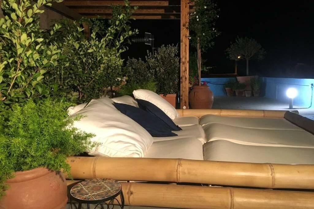 Terrazzo Esclusivo Con Zona Solarium Da 200 Mq Lägenhet Valderice Exteriör bild